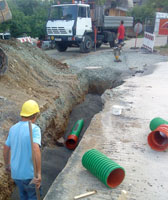 pokládka pp-mega drenáže SN12